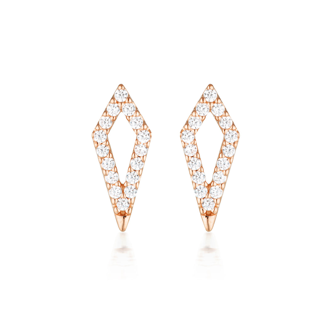 ROCK STAR KITE ROSE GOLD EARRINGS