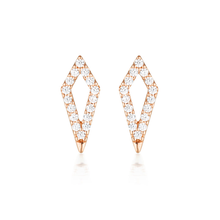 ROCK STAR KITE ROSE GOLD EARRINGS