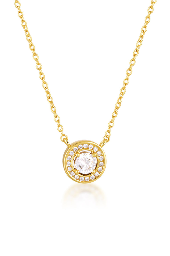 MILESTONE HALO PENDANT IN GOLD