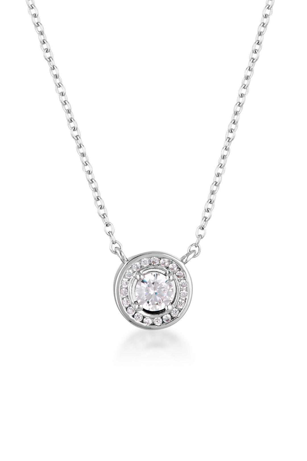 MILESTONE HALO PENDANT IN SILVER