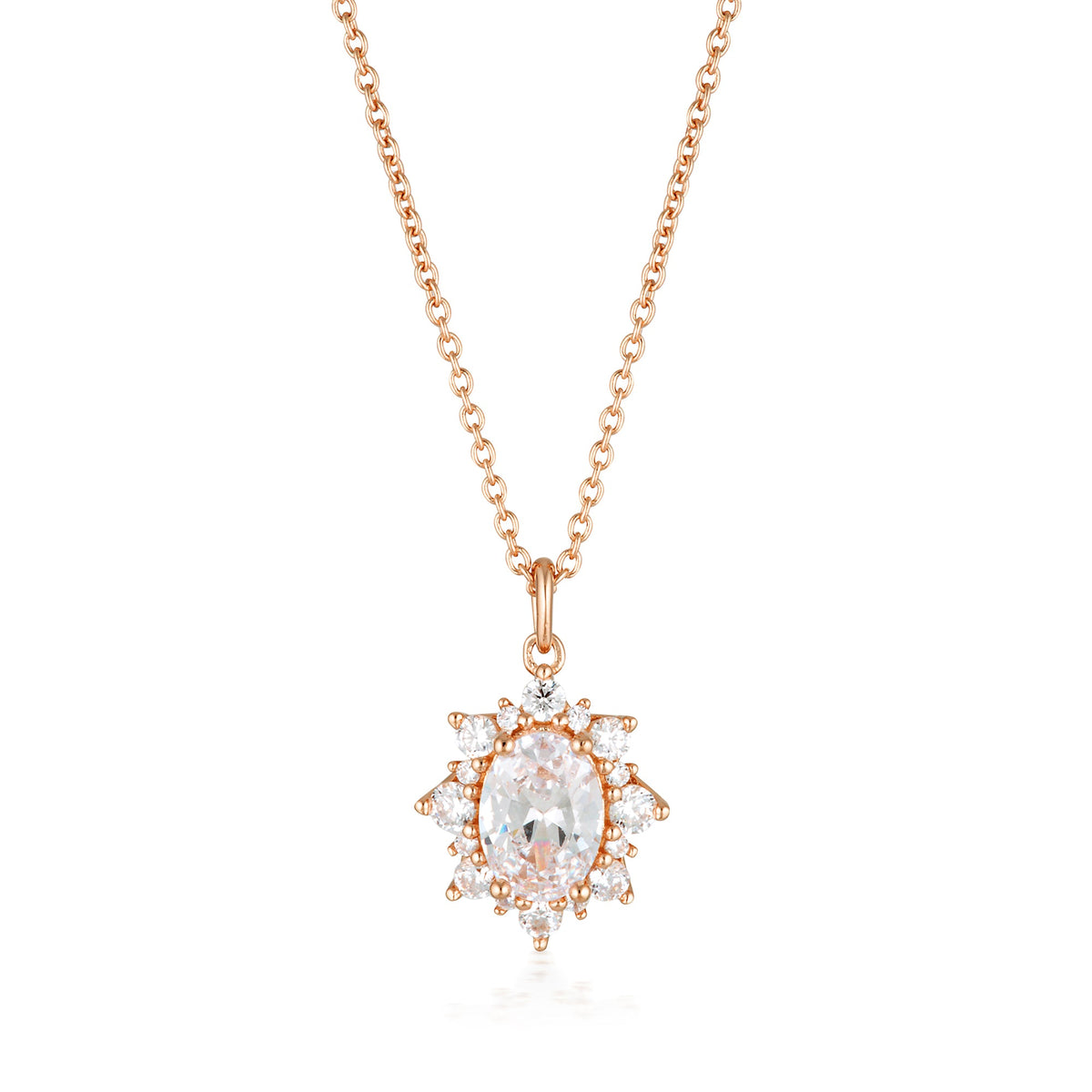 ICONIC BRIDAL ELOISE PENDANT ROSE GOLD