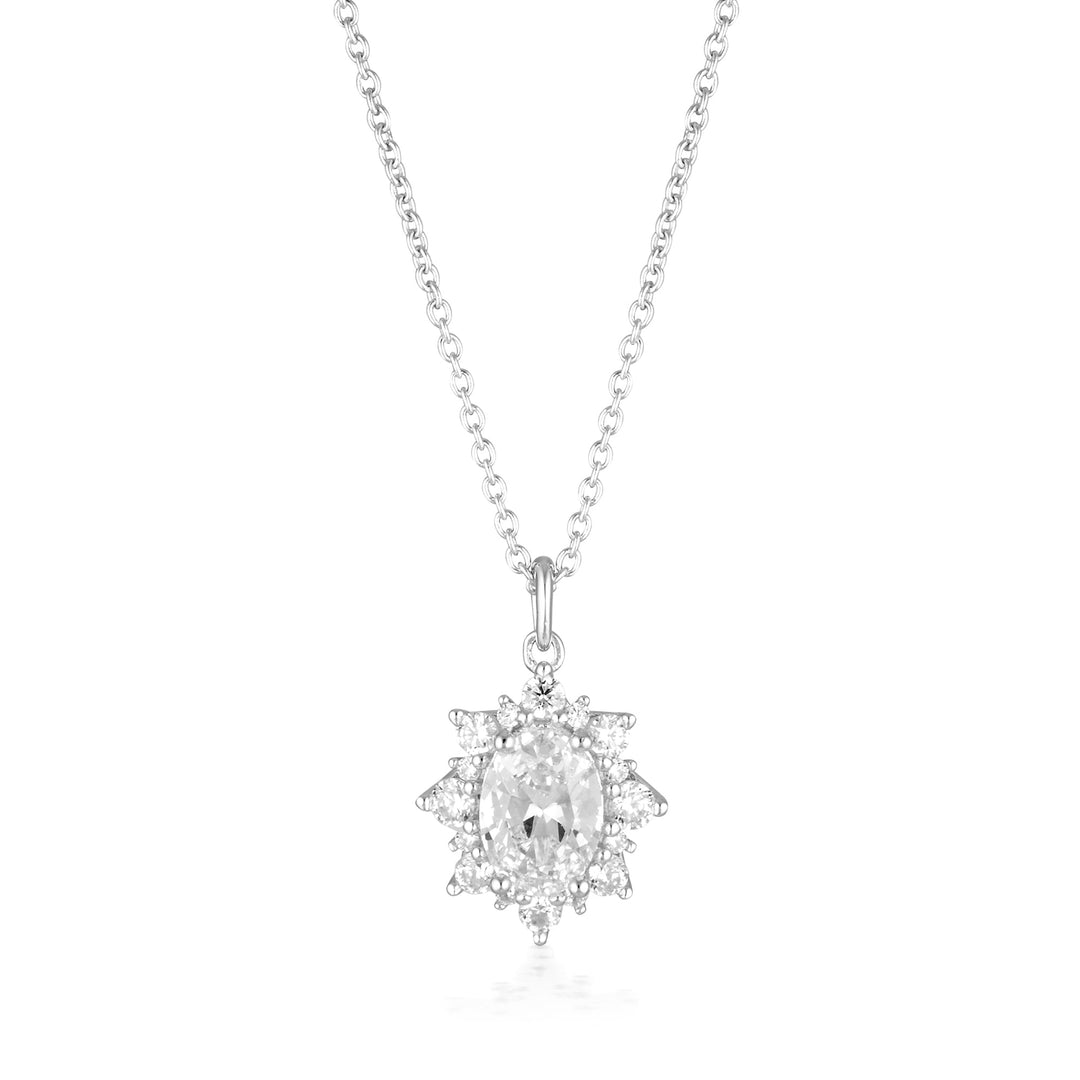 ICONIC BRIDAL ELOISE PENDANT SILVER