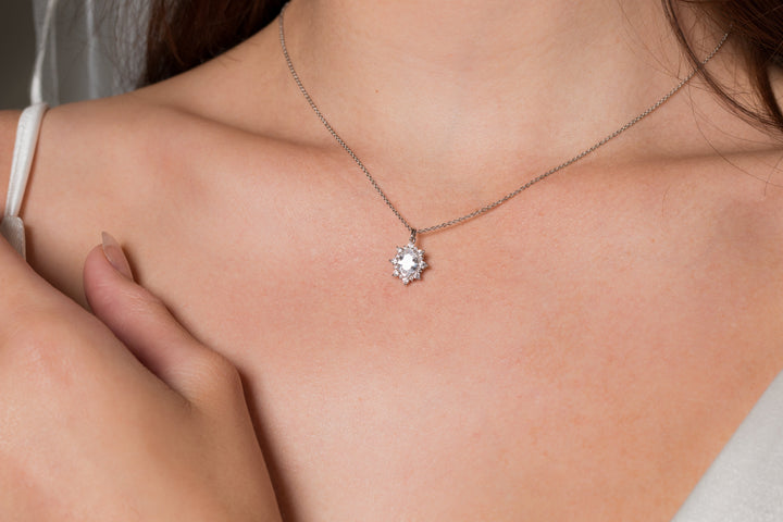 ICONIC BRIDAL ELOISE PENDANT SILVER