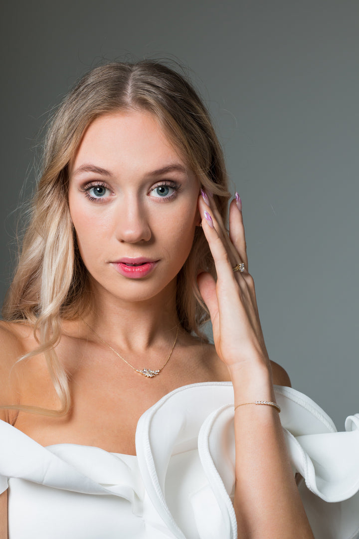 ICONIC BRIDAL HYACINTH NECKLACE GOLD