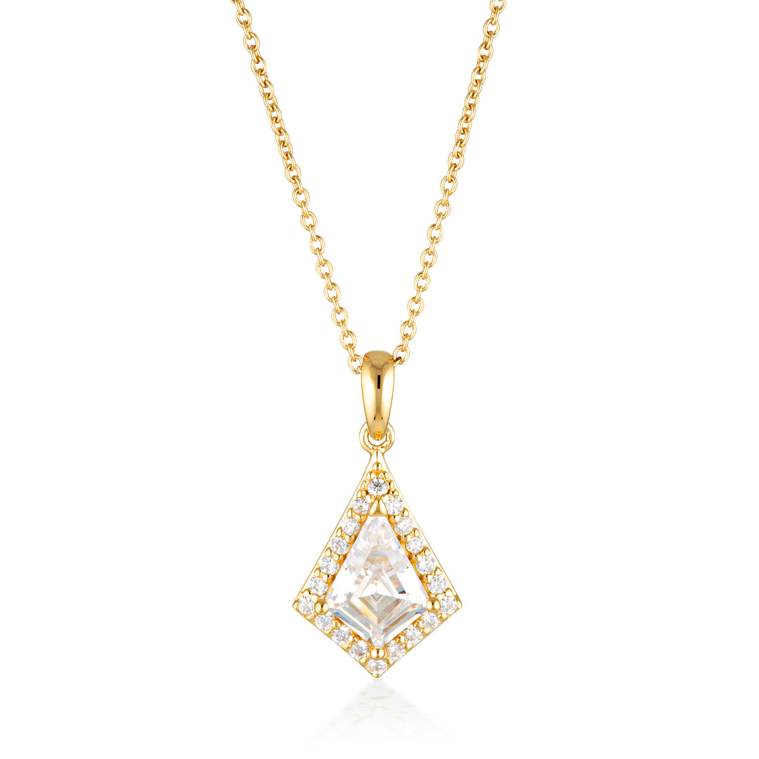 ROCK STAR SHIELD GOLD PENDANT