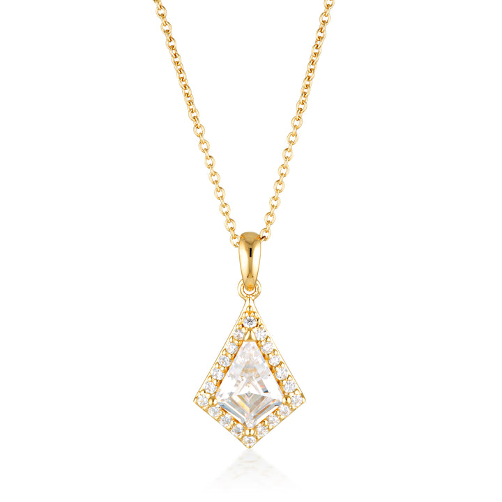 ROCK STAR SHIELD GOLD PENDANT