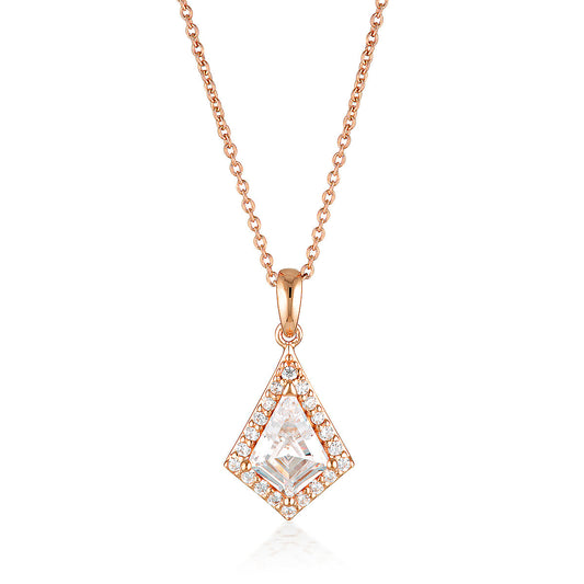 ROCK STAR SHIELD ROSE GOLD PENDANT