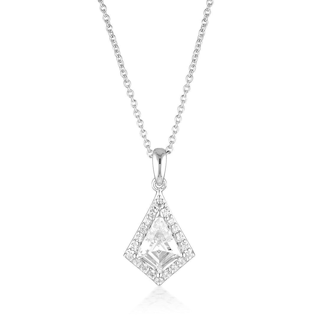 ROCK STAR SHIELD SILVER PENDANT