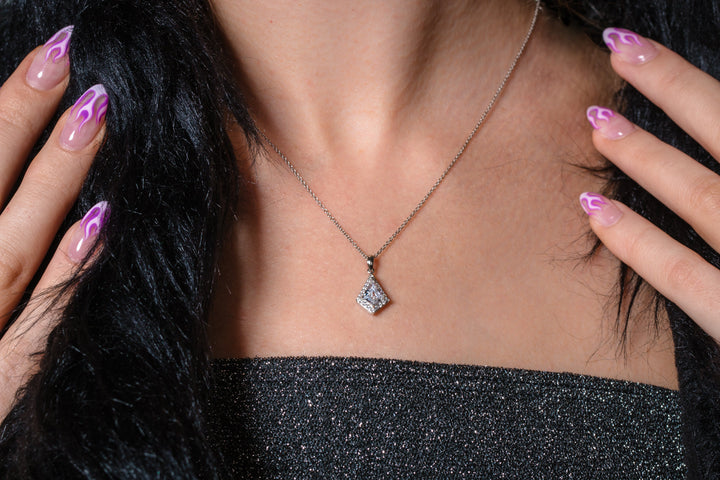 ROCK STAR SHIELD SILVER PENDANT