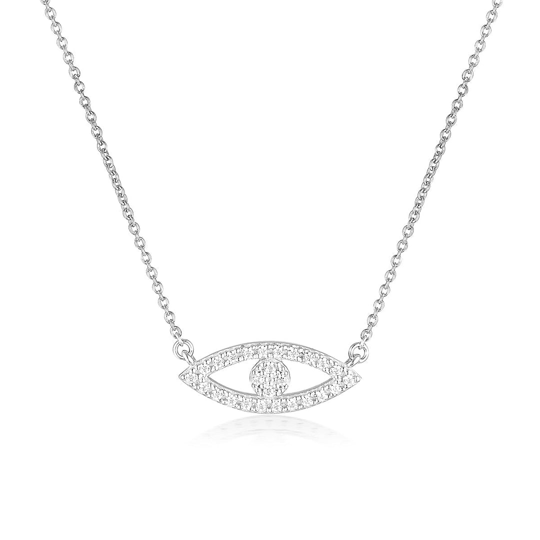 ROCK STAR EVIL EYE SILVER PENDANT
