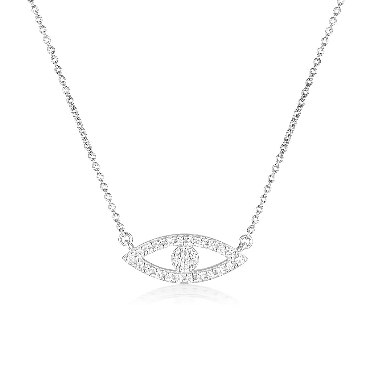 ROCK STAR EVIL EYE SILVER PENDANT