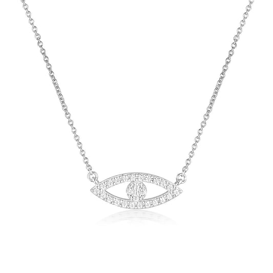 ROCK STAR EVIL EYE SILVER PENDANT