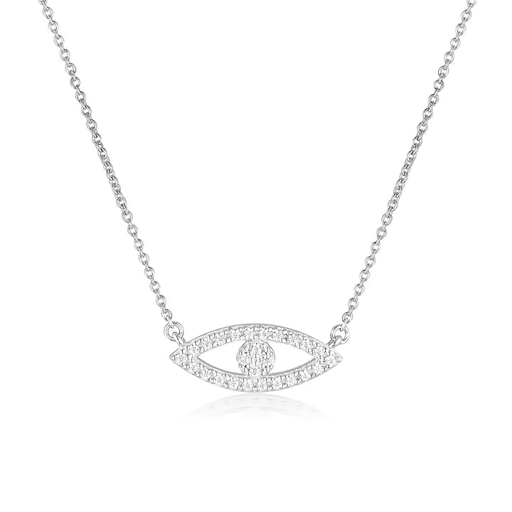 ROCK STAR EVIL EYE SILVER PENDANT