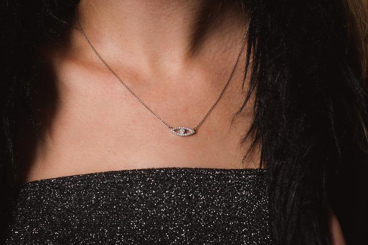 ROCK STAR EVIL EYE SILVER PENDANT