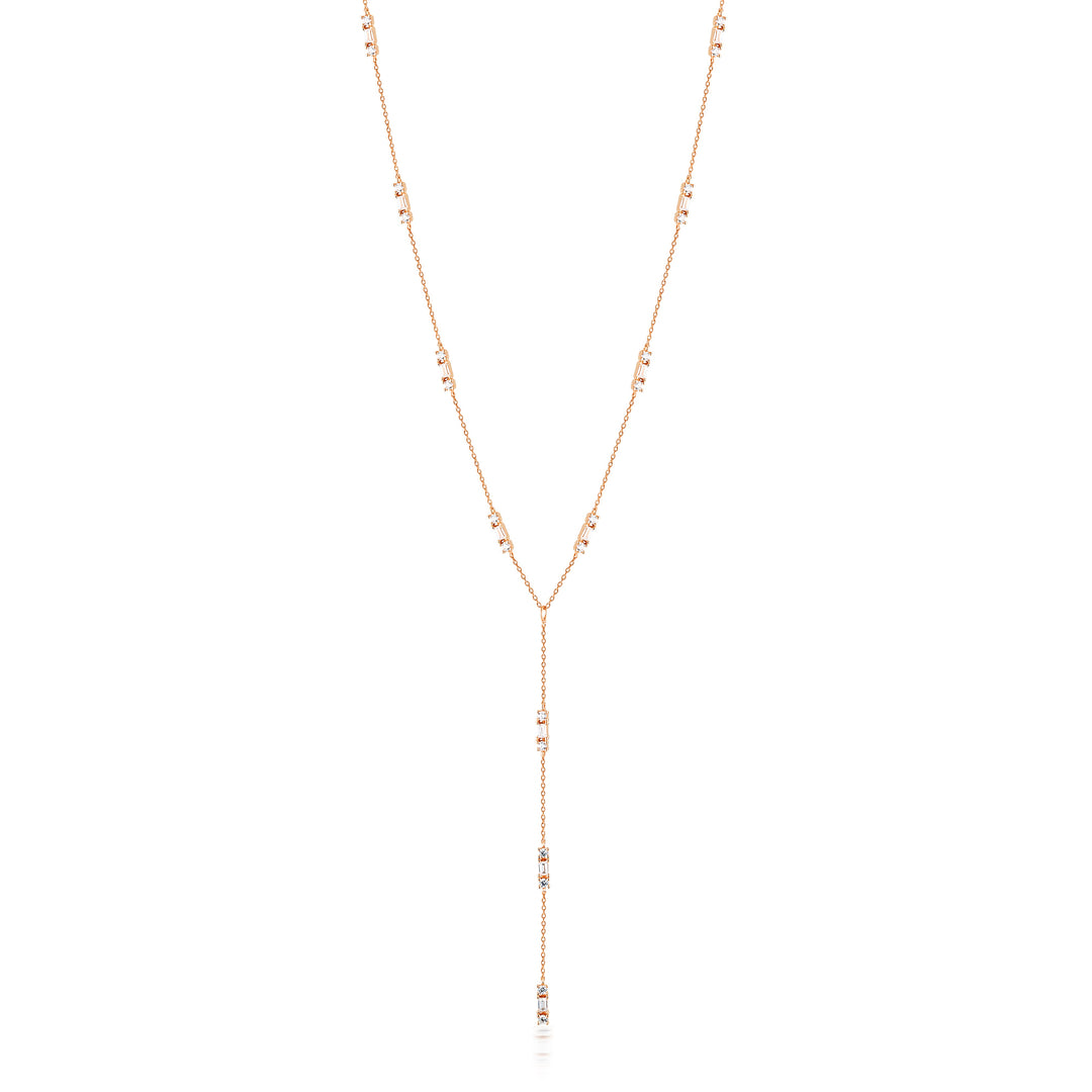 GEORGINI THE LAYERED EDIT TOLU NECKLACE ROSE GOLD
