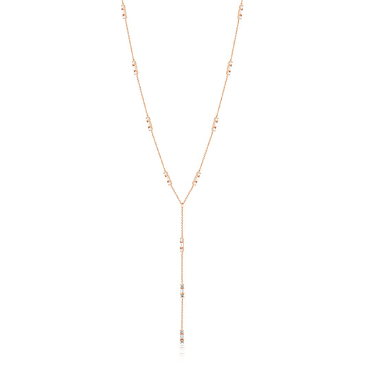 GEORGINI THE LAYERED EDIT TOLU NECKLACE ROSE GOLD