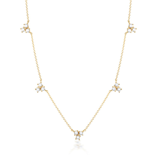 GEORGINI THE LAYERED EDIT TROIS NECKLACE GOLD