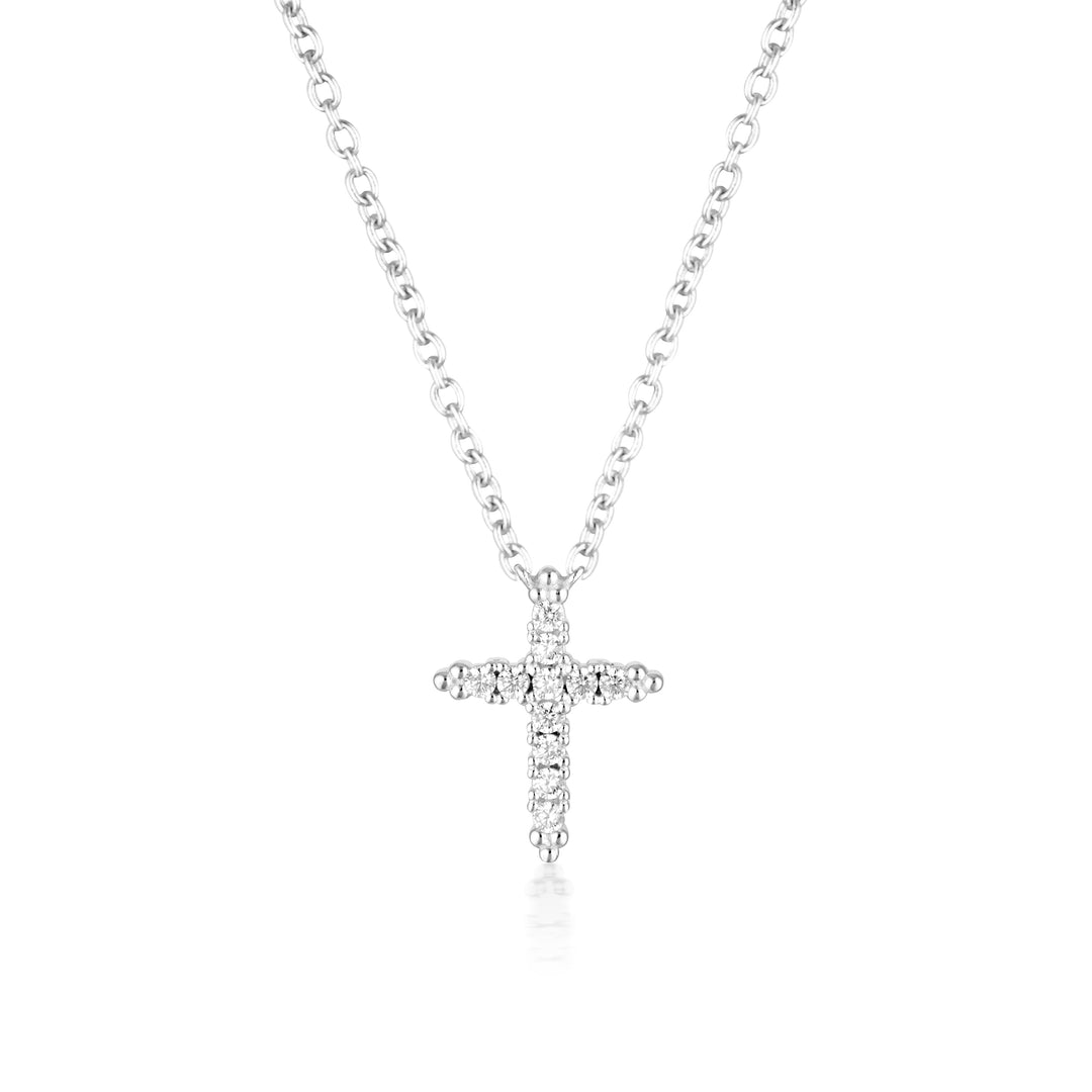 ROCK STAR CROSS SILVER PENDANT