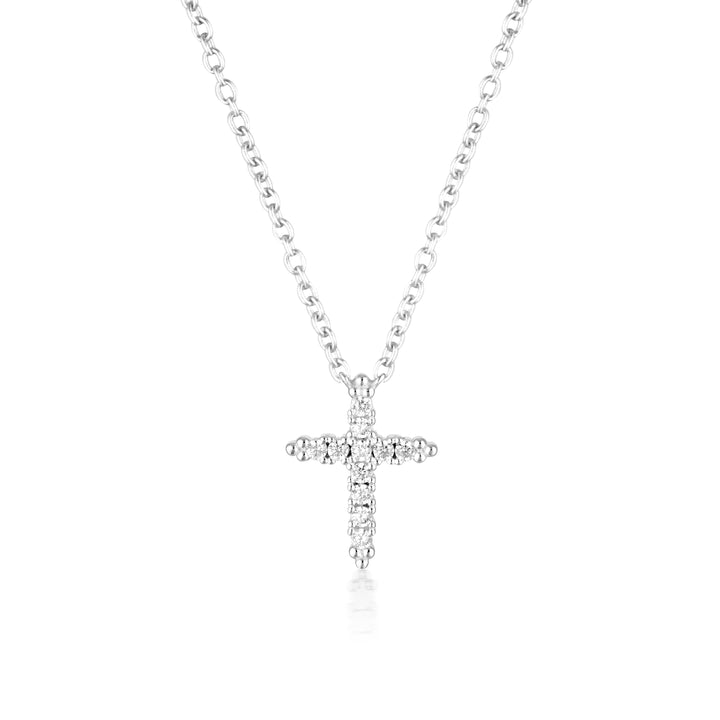 ROCK STAR CROSS SILVER PENDANT