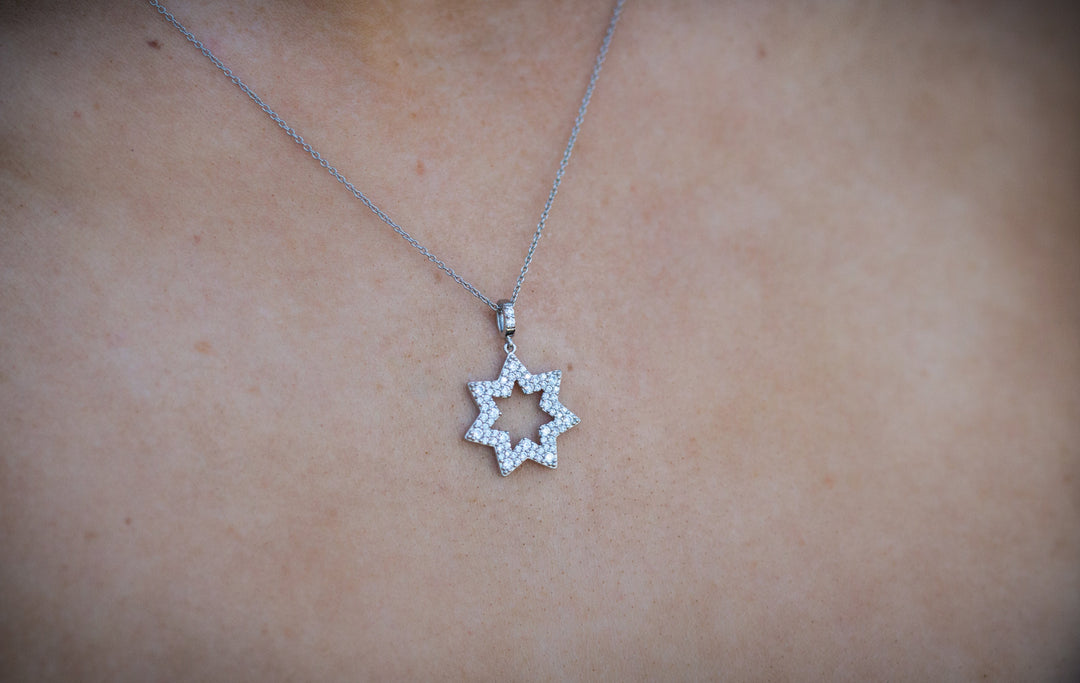 STAR NECKLACE SILVER