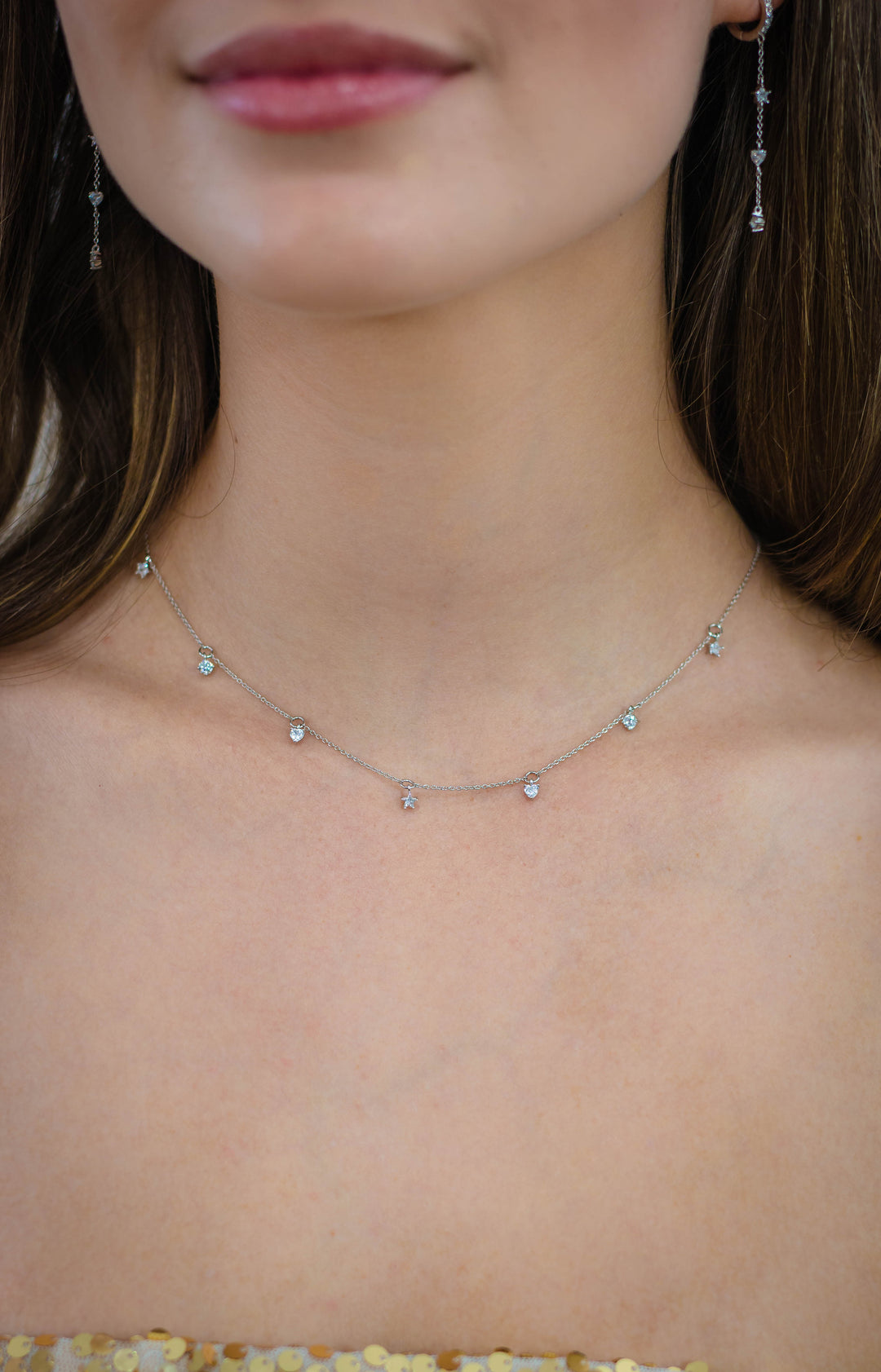A CHRISTMAS JOURNEY CLARA NECKLACE SILVER