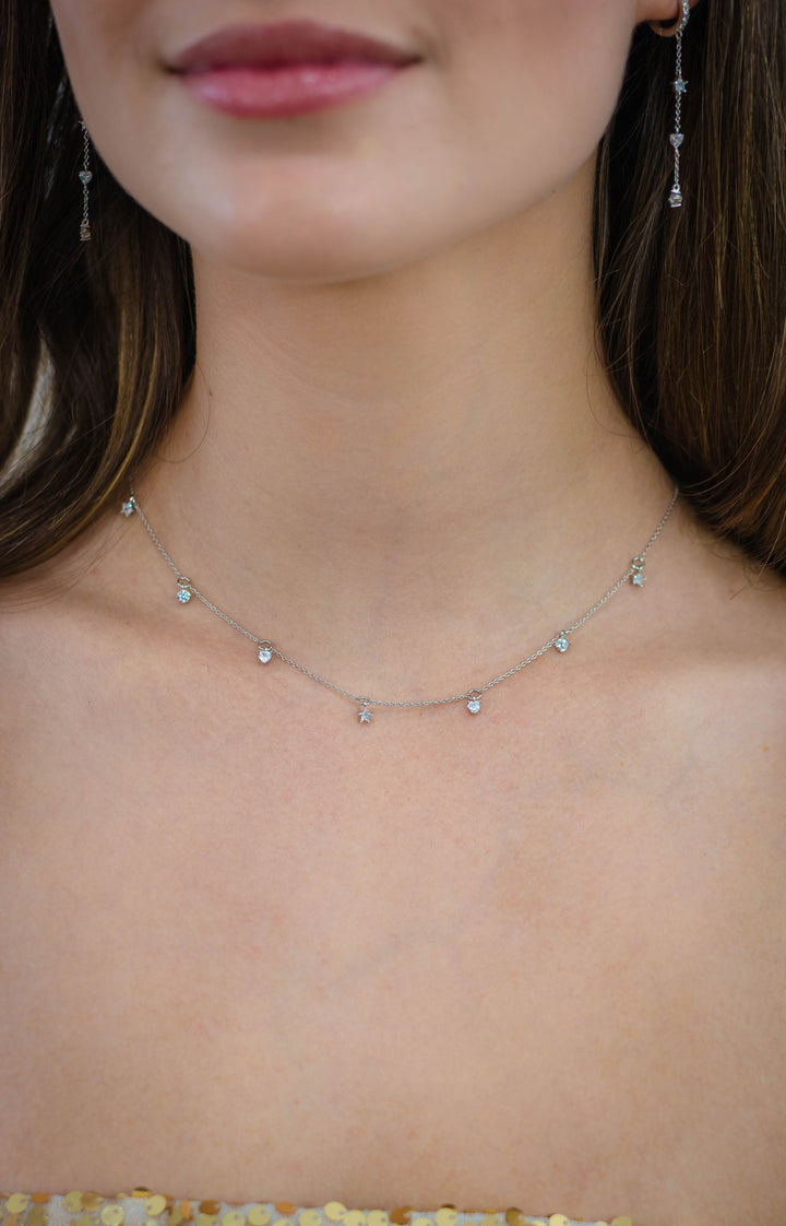 A CHRISTMAS JOURNEY CLARA NECKLACE SILVER