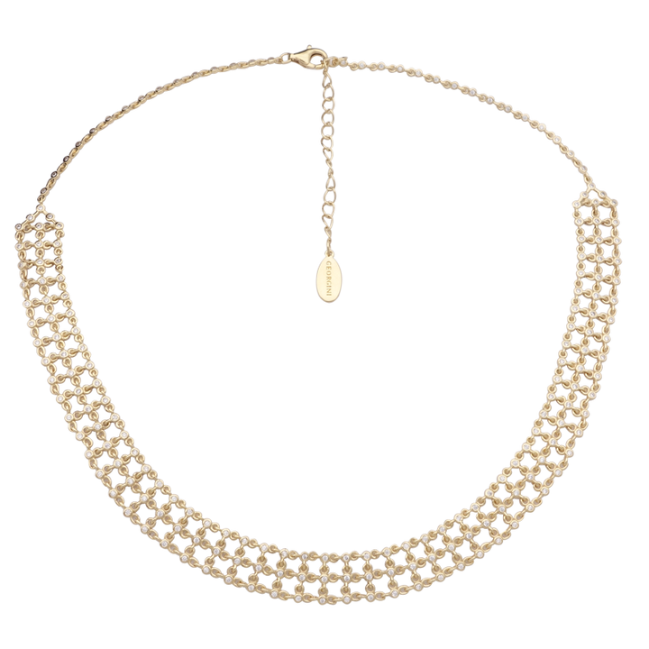 A CHRISTMAS JOURNEY SOIGNEE NECKLACE GOLD