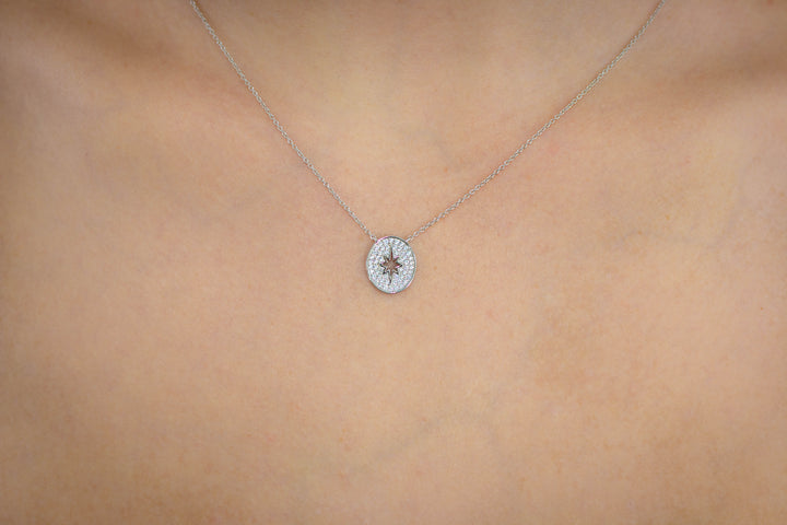 A CHRISTMAS JOURNEY FOLLOW THE STAR PENDANT SILVER