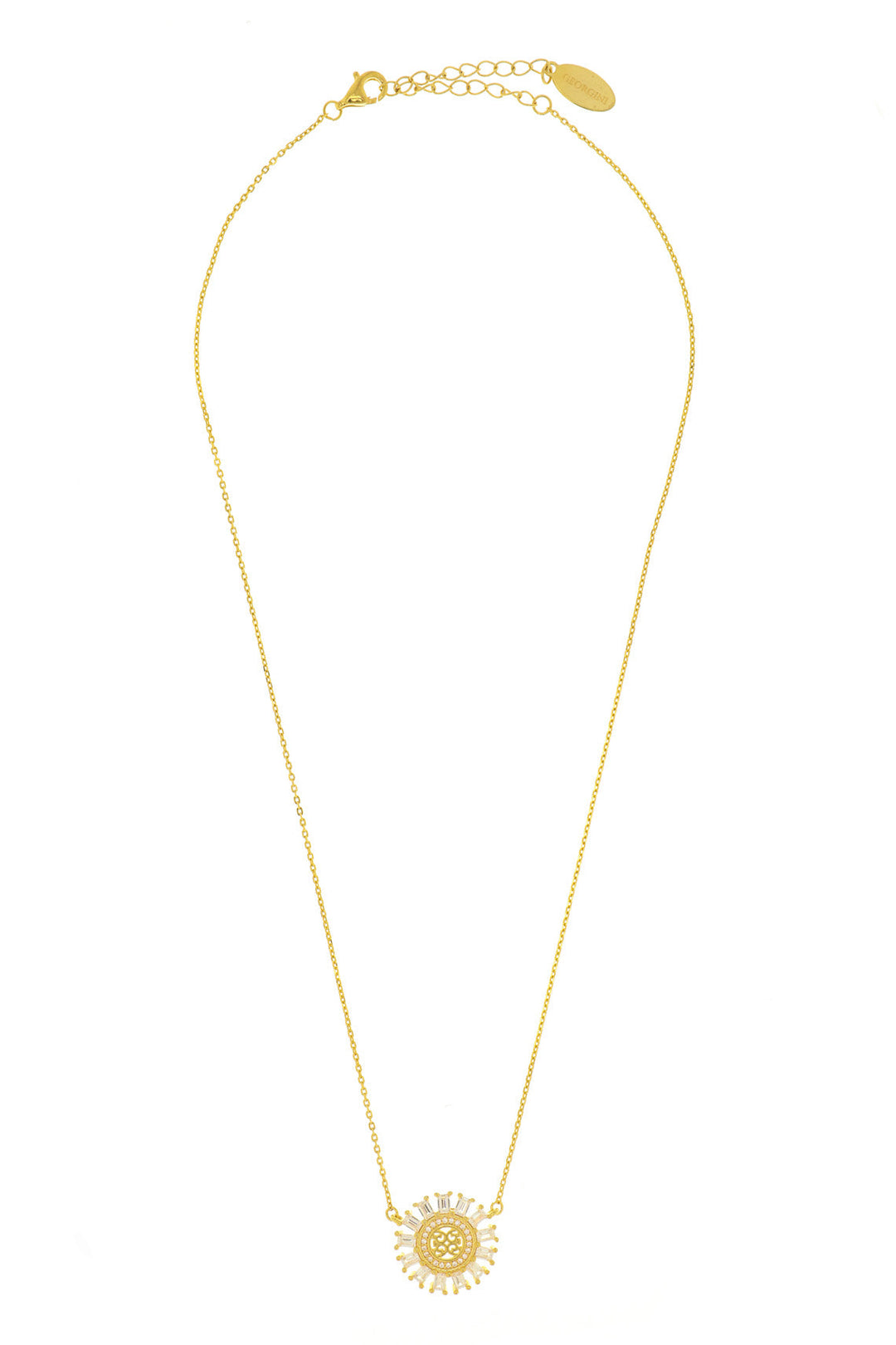 MY ONLY SUNSHINE BAGUETTE PENDANT GOLD