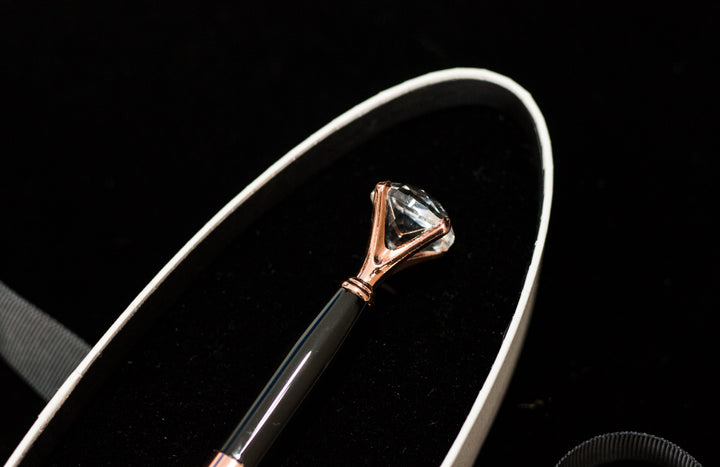 DIAMOND PEN ROSE GOLD / ONYX