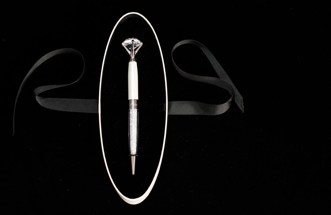 DIAMOND PEN ROSE GOLD / PEARL