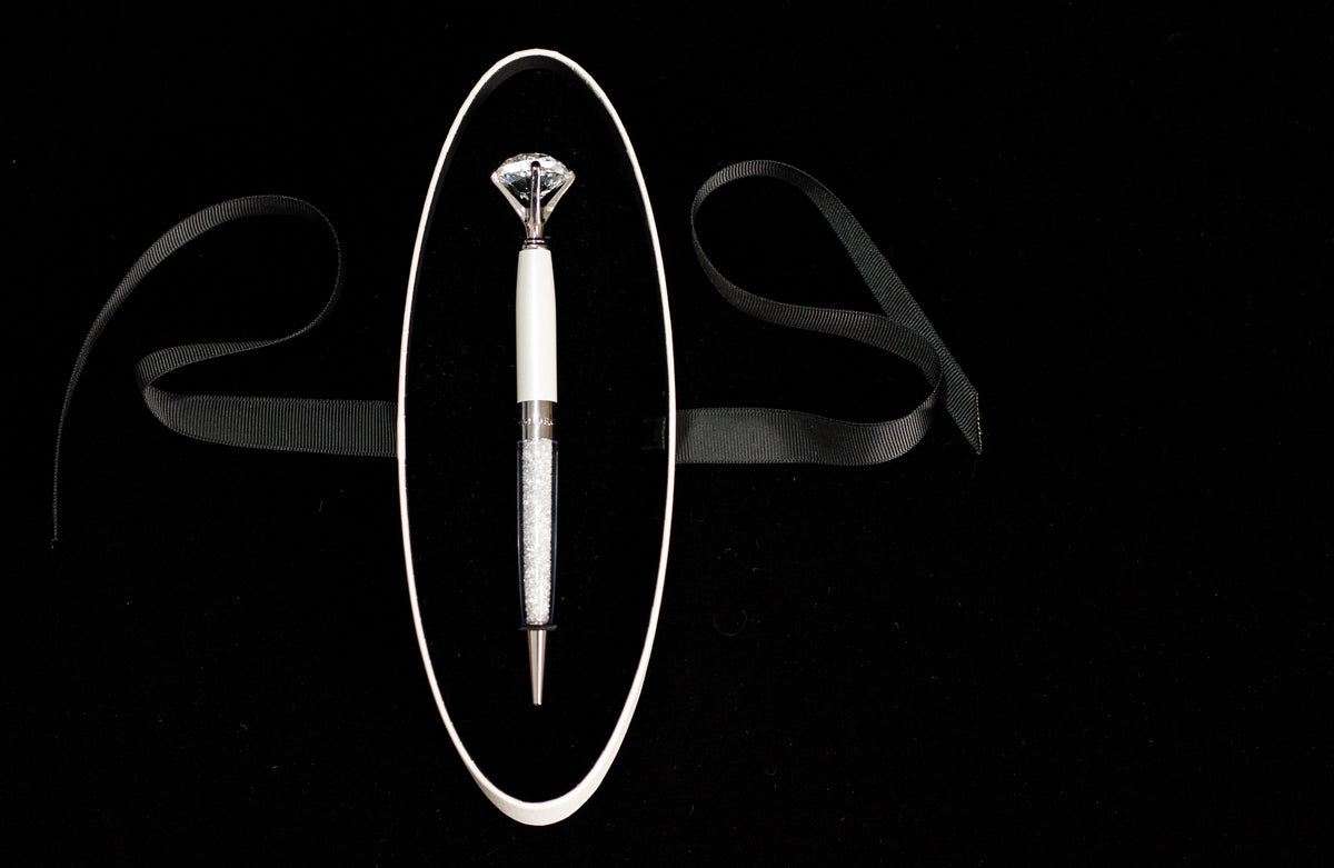 DIAMOND PEN ROSE GOLD / PEARL