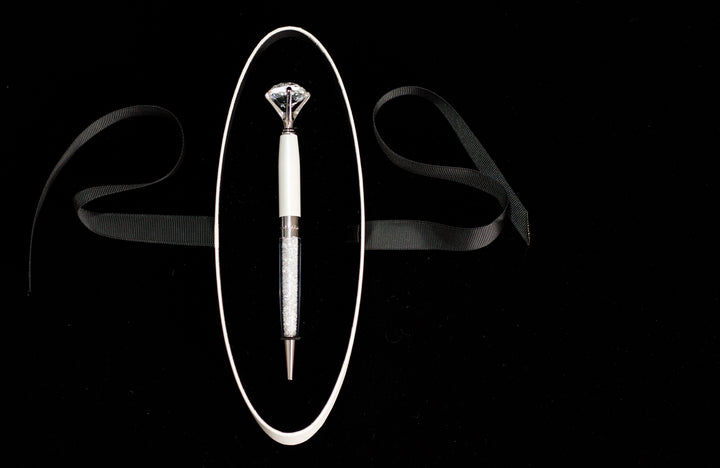DIAMOND PEN ROSE GOLD / PEARL