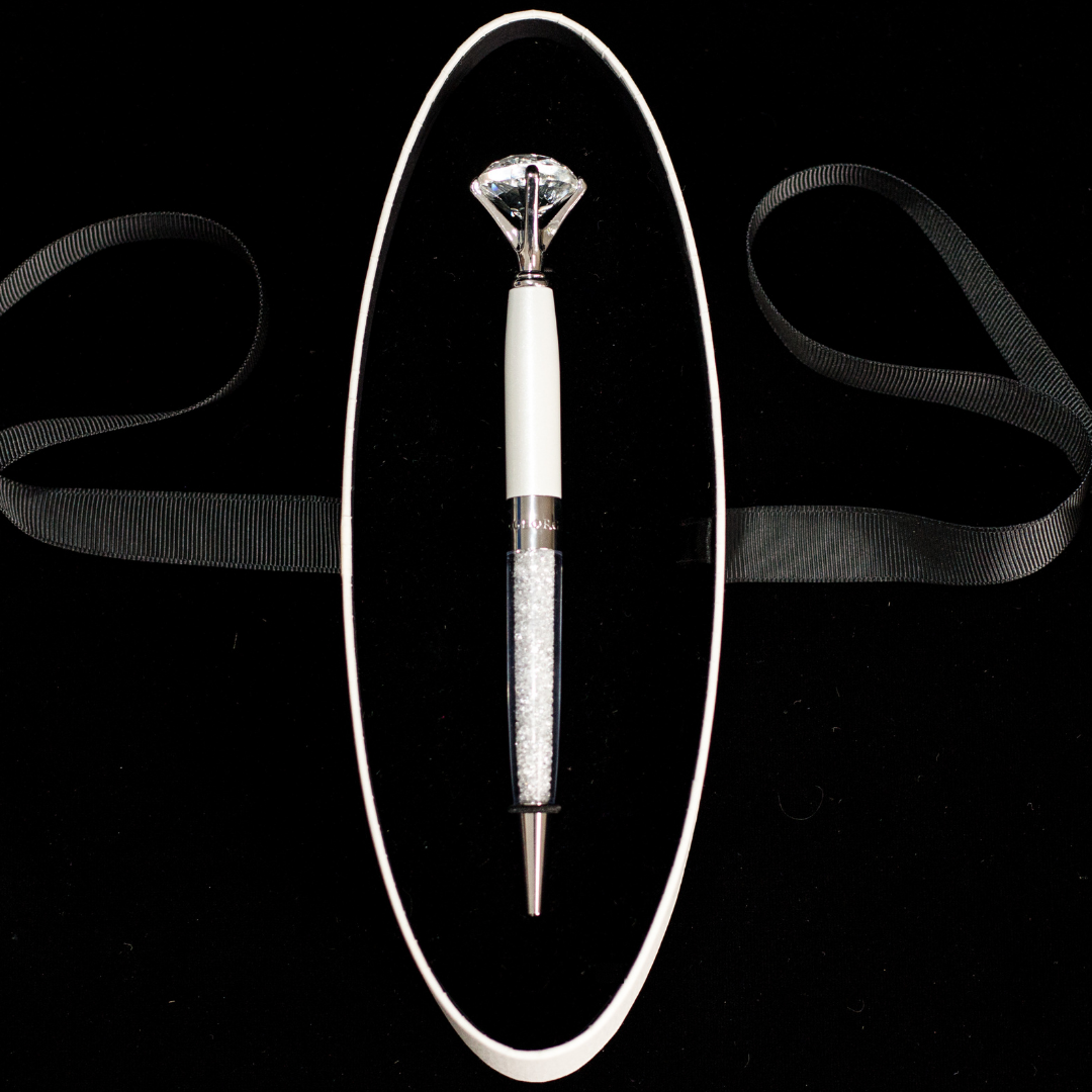 DIAMOND PEN SILVER / PEARL