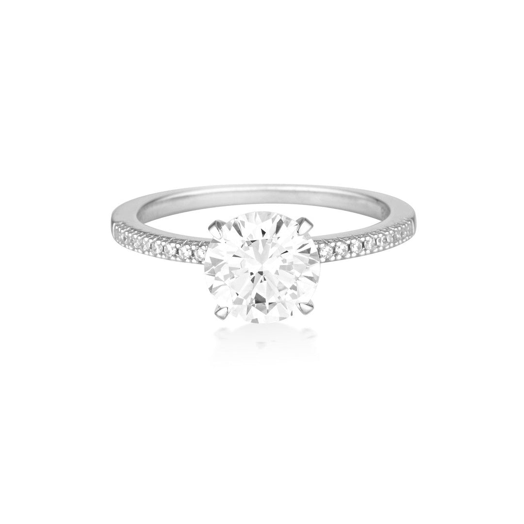 ICONIC BRIDAL FRANCESCA RING SILVER - 6