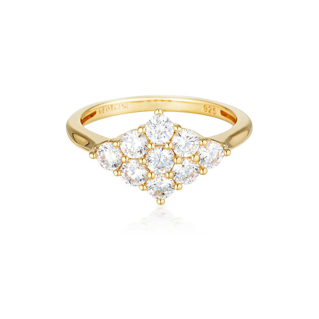 ROCK STAR GLAM GOLD RING - 7