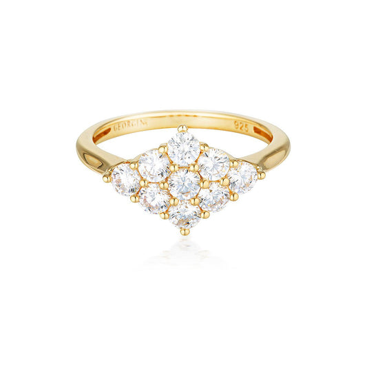 ROCK STAR GLAM GOLD RING - 7