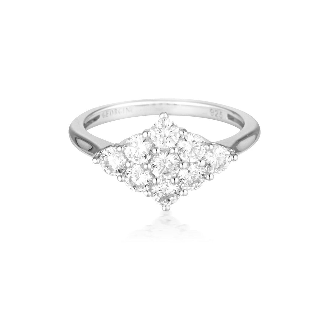 ROCK STAR GLAM SILVER RING - 8