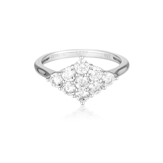 ROCK STAR GLAM SILVER RING - 8