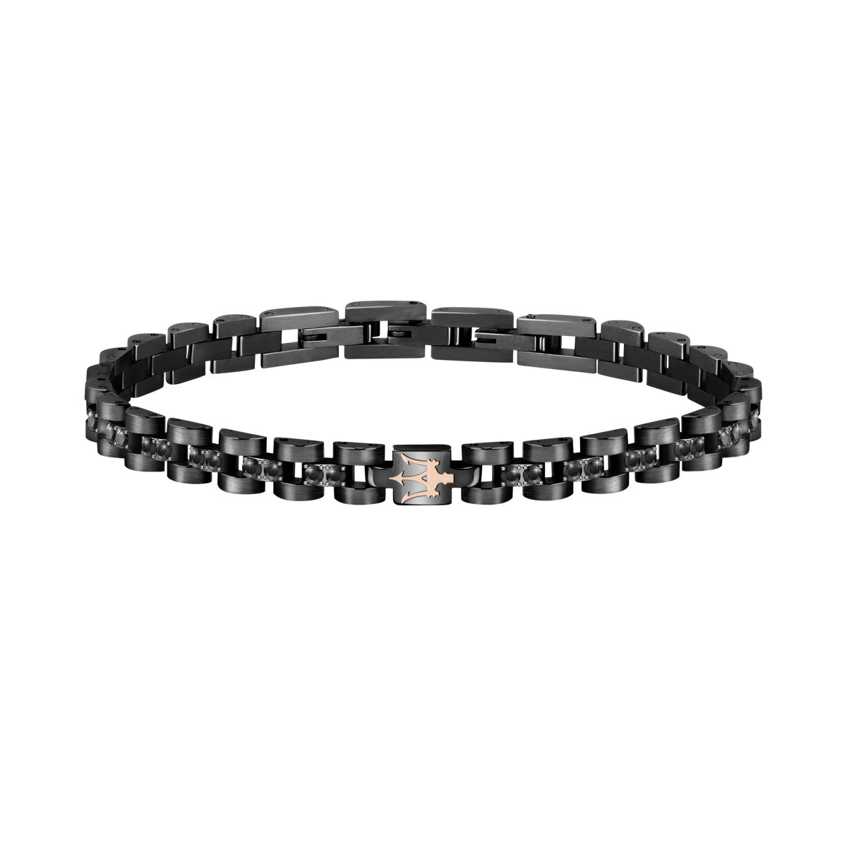 Maserati Crystals Black and Gold Bracelet