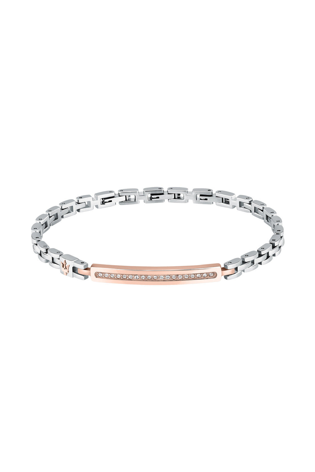Maserati Men's Stainless Steel Rose Gold Bracelet