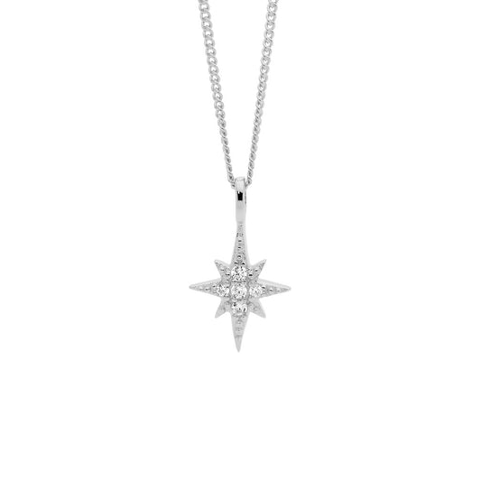 Ellani Starburst Pendant Necklace