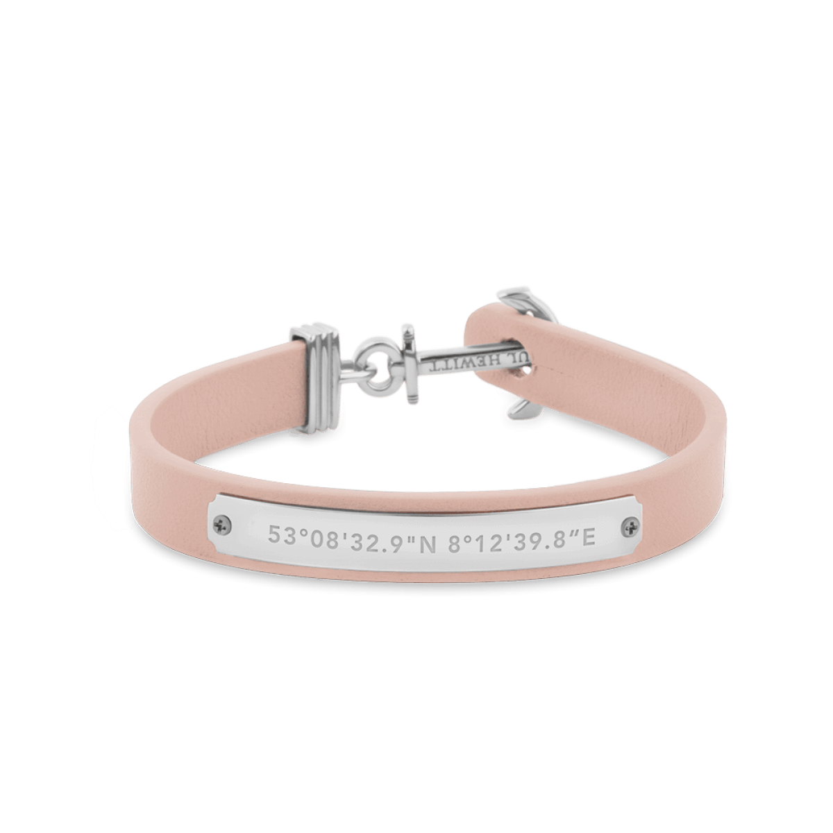 Paul Hewitt Signum Female Coordinates Silver / Nude Bracelet -XS