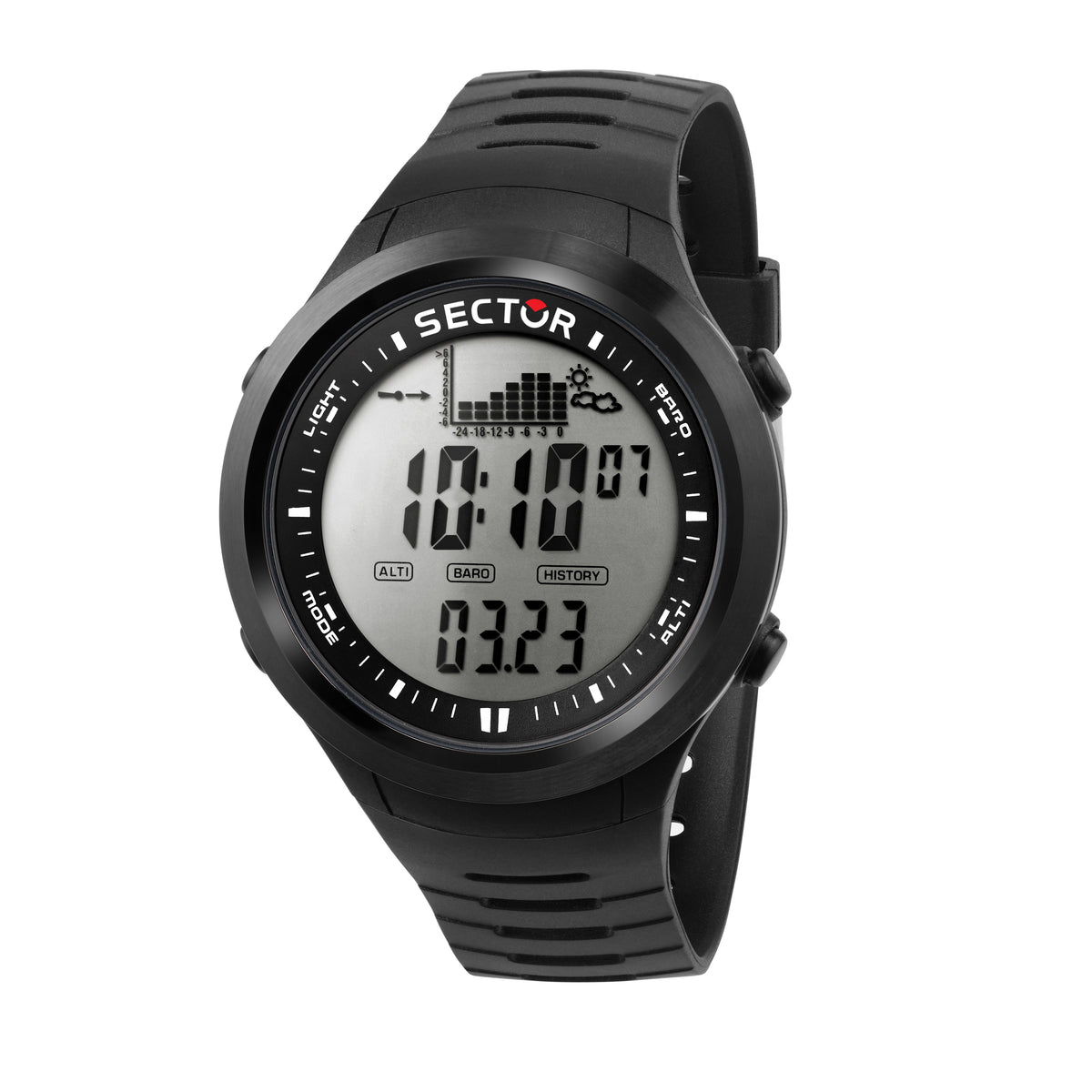 Sector Ex-30 Black Digital Watch