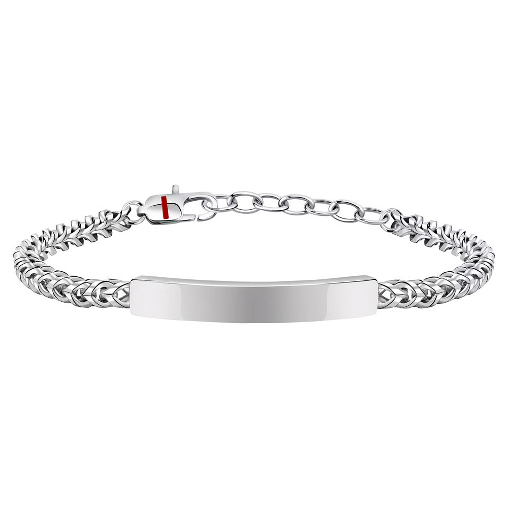 Sector Basic Bracelet  Shiny Stainless Steel Tag 18+ 3.5cm
