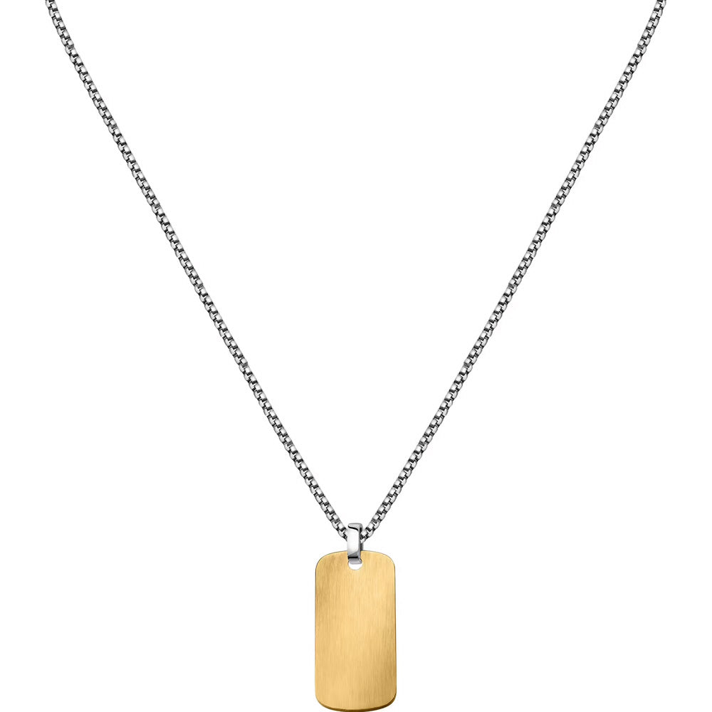 Sector Basic Pendant Yellowgold Tag 55cm