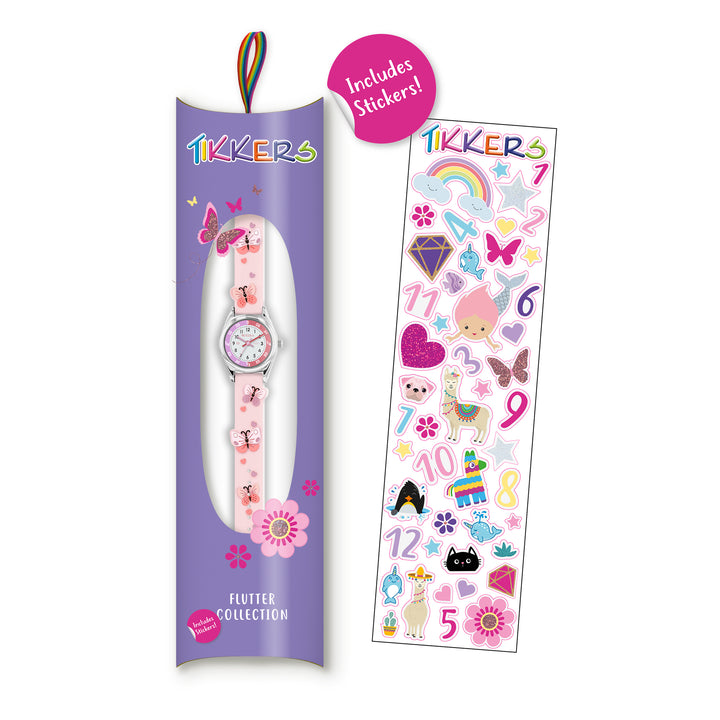 Tikkers Time Teacher Butterfly 3D Silicone Strap