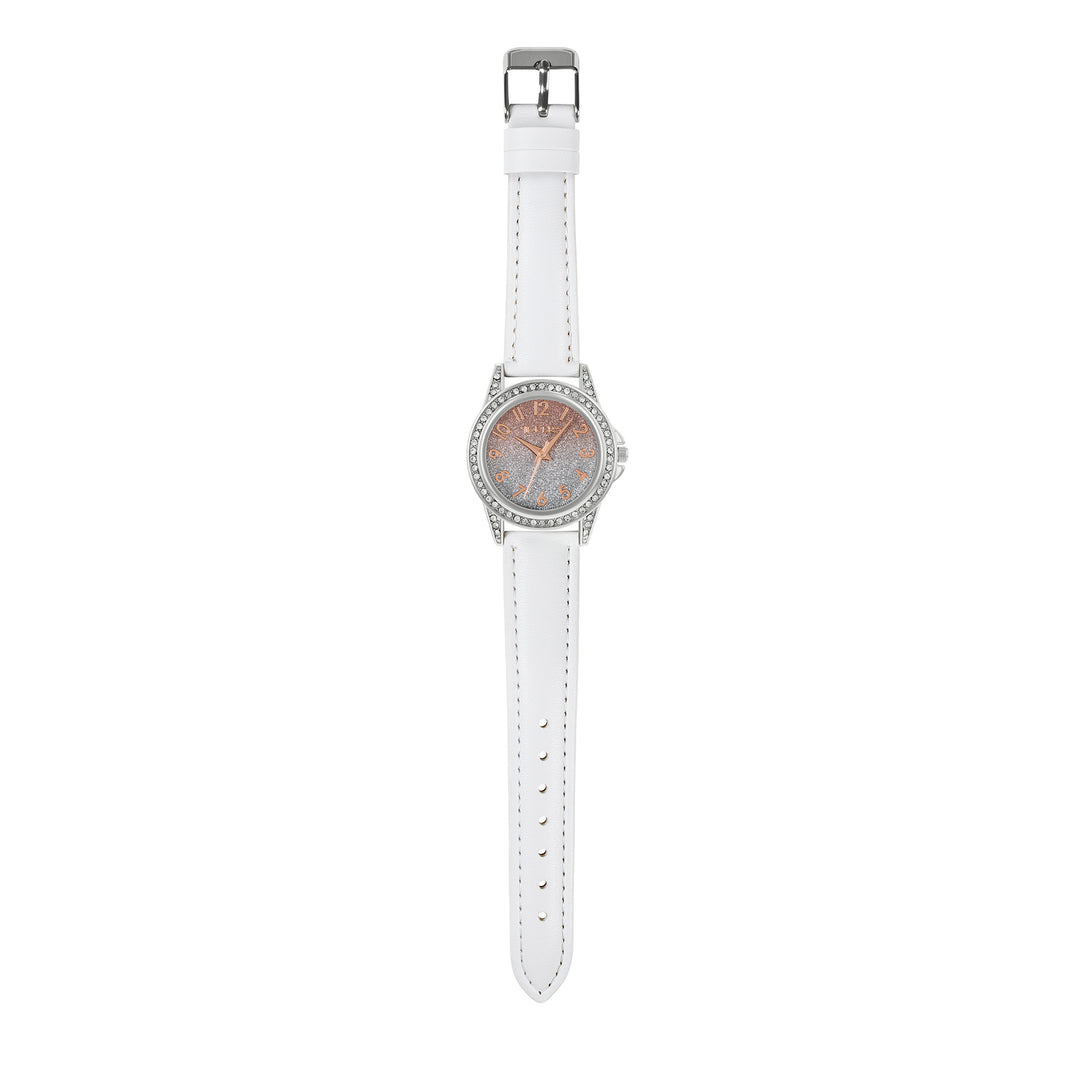 Tikkers White Fashion Straps Sparkle Dial Watch