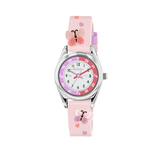 Tikkers Time Teacher Butterfly 3D Silicone Strap