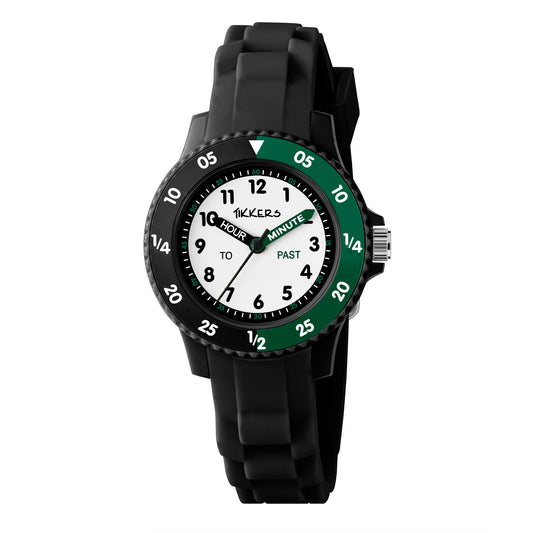 Tikkers Black Silicone Time Teacher